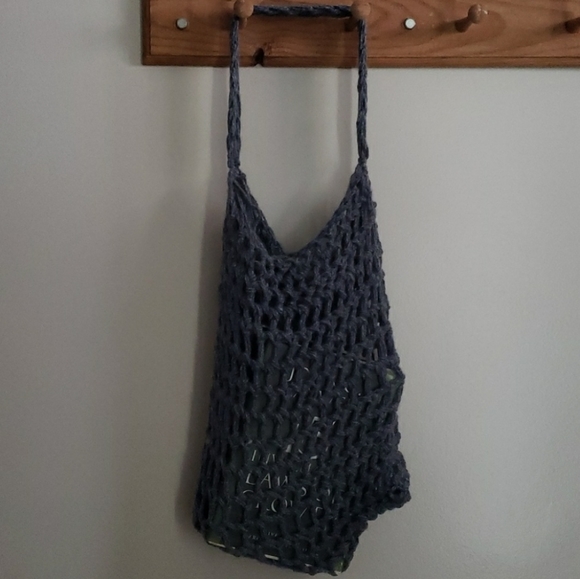 Handmade Knit Market Bag - Picture 8 of 8